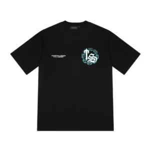 Trapstar Latest Chain Script T-Shirt BlackTeal