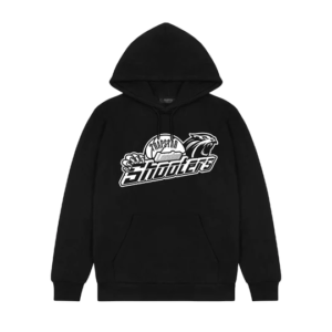 Trapstar Script Hoodie Black Red